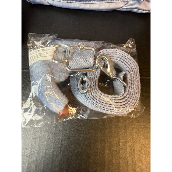 Kipling MERRYL 2-In-1 Convertible Crossbody Waist Bag KI9389 Pebble Blu Metallic - Picture 10 of 14